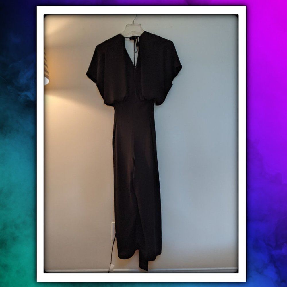 White House Black Market - Black Jumpsuit Size 14